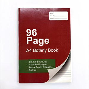Productos de papel africano Ghana A4 <span class=keywords><strong>libro</strong></span> de ejercicios 96 páginas <span class=keywords><strong>libro</strong></span> de botánica 8mm finta rayado margen rojo - Product Image 1