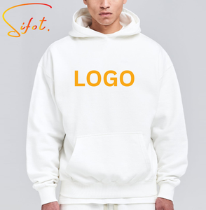 Sifot Personnalisable Couleur Logo Brodé Pull À Capuche Coton Polyester Lourd Vente En Gros - Product Image 1