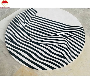 Phổ biến 6-8-10 chỗ ngồi bằng đá cẩm thạch trắng bàn ăn đặt 6 ghế bằng đá cẩm thạch trắng trung tâm coffes bảng thiết kế hiện đại - Product Image 6