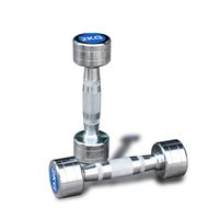 Haltères en acier chromé électrolytique à tête ronde Dinuo Factory Direct, 1-10 kg, pour la musculation en salle de sport et à domicile
