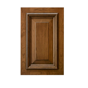 Portes d'armoire à persiennes en bois de style Shaker Portes d'armoires de cuisine modulaires en bois massif modernes - Product Image 4