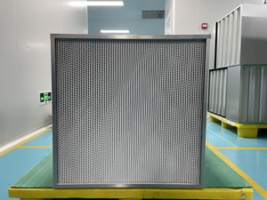 H13/14 0.12 micron HEPA lọc HVAC AC lò Bộ lọc không khí Bộ lọc nhôm lá tách 610x610x292 dòng chảy cao sâu pleat - Product Image 5