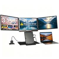 Nouveau modèle 2026 Z3 – Écran portable triple 15,3 pouces 1200P IPS pour multitâches et extension d'écran quadruple pour ordinateur portable, idéal pour le trading boursier