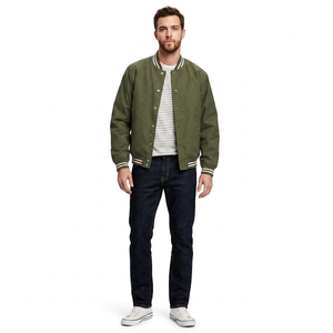 Chaqueta Varsity para Hombre en Oferta, Material Duradero de Alta Calidad con Logotipo Personalizado para Invierno - Product Image 1