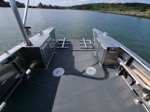 Kinocean 2024 bateau en aluminium de haute qualité à la mode Console de cabine centrale bateau de travail de pêche hors-bord embarcation de débarquement de rivière - Product Image 4