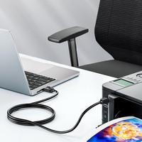 Cable de Datos USB3.0 SAMZHE para Impresora, USB-A Macho a USB-B 3.0 Macho, Cable Ascendente con Puerto Cuadrado AM/BM para Impresora y Carcasa de Disco
