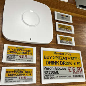 Sistema de Estanterías Automáticas para Almacenes, Etiqueta Electrónica para Estantes, Etiqueta NFC+Epaper sin Batería, Etiqueta Eink para Comunicación y Redes - Product Image 2