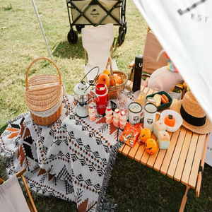 Alas Piknik Bohemian Ekstra Besar Tahan Air untuk Berkemah di Luar Ruangan - Product Image 6