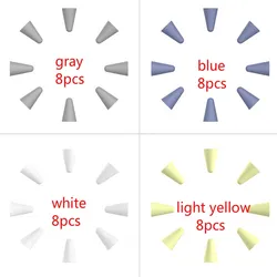 Juego de 8 Puntas de Plástico Duraderas para Lápiz, Punta de Repuesto de Alta Sensibilidad de <span class=keywords><strong>1</strong></span>/<span class=keywords><strong>2</strong></span>, Escritura Duradera y Suave, Lápiz Óptico - Product Image 6