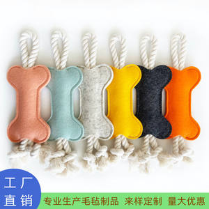 Bastoncini di ossa per denti di cane sostenibili giocattoli per animali domestici che alleviano lo Stress mordente nodo giocattolo da allenamento resistente all'usura in corda di cotone - Product Image 2