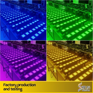 Barra de luz LED RGB profesional de 200x3W con 8 ojos, función dual, luz de fondo para escenario, control DMX512 de 40 zonas, para DJ, discoteca y fiestas - Product Image 5
