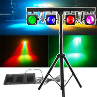 Lampu DJ Marslite Gig bar High Power 4x30W RGB 3in1 COB LED 4 Par Light Led Par bar Pencahayaan DJ Gig bar 2 untuk DJ Disko
