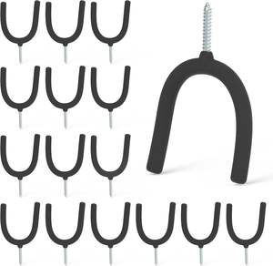 Crochet en U à visser suspendu outils de jardin porte-<span class=keywords><strong>pelle</strong></span> montage <span class=keywords><strong>mural</strong></span> Garage stockage organisateur crochets de Garage - Product Image 1