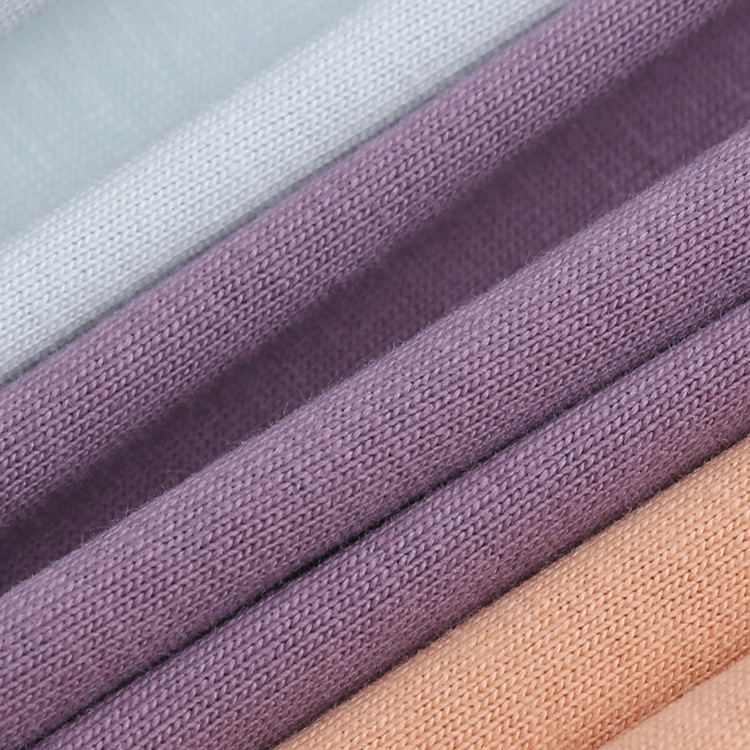 Custom Fabric Double Brushed Recycled Poly/Cotton Knitted Stretch Eco-Friendly Lightweight Basketball Jersey Fabric Sportswear