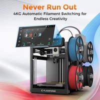 FLASHFORGE siap kirim AD5X kecepatan tinggi 600mm/s Auto Leveling Core XY multi-warna FDM 3D Printer