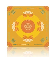 Tapis de Mahjong de Luxe pour 4 Joueurs, Antidérapant et Anti-bruit, en Caoutchouc, pour Divertissement Intérieur - Vente Flash
