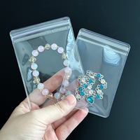 Sac auto-scellant transparent Anti-oxydation PVC Petit sac en plastique pour bijoux Boucles d'oreilles Collier Emballage