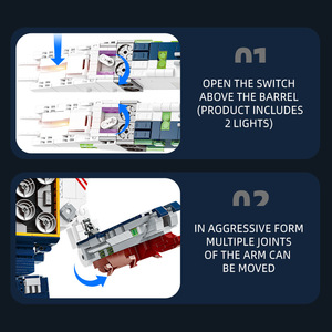 ตัวต่อ JIESTAR 58144 4682 ชิ้น ชุดอวกาศ SDF-1 ยานอวกาศ ของเล่นตัวต่อแบบเทคนิคเพื่อการศึกษา ของขวัญเทศกาล - Product Image 5