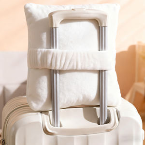 Faltbare 2-in-1-Kissen-Decke aus Flanell-Fleece für Weihnachten, tragbar für Zuhause, Auto, Reisen und Flugzeug, leicht zu transportieren - Product Image 6