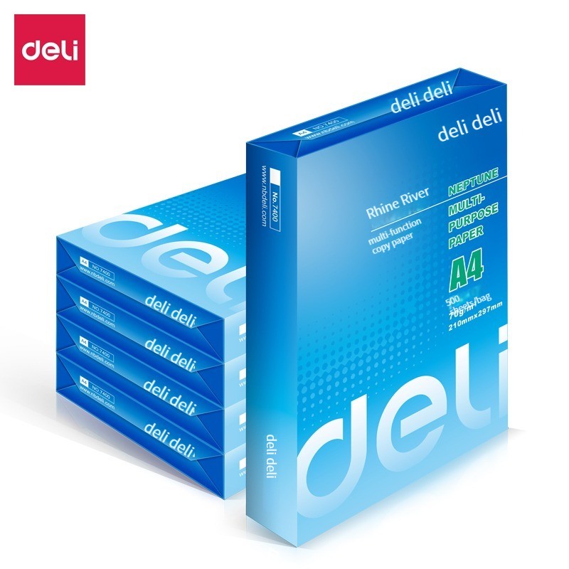 Deli 3562 бумага для печати A4, копировальная бумага, один пакет, 100 листов, офисные принадлежности, 70 г утолщенная бумага для царапин