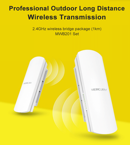 Mercury MWB201 - Conjunto de Puntos de <span class=keywords><strong>Acceso</strong></span> Inalámbricos para Exteriores de 2.4G y 300Mbps, Nivel Empresarial, Alcance de 1KM, <span class=keywords><strong>Router</strong></span> Punto <span class=keywords><strong>a</strong></span> Punto - Product Image 4