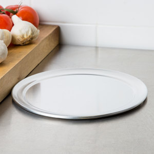 Sartén de aluminio para hornear <span class=keywords><strong>pizza</strong></span> de grado alimenticio, redondo, barato, con diferente tamaño - Product Image 3