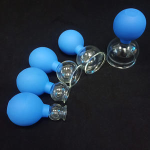 5 Set Alat Cupping Wajah dan Mata Silikon+Kaca, Terapi Vakum Medis Cina Anti-Kerut, Pemijat Pengangkat Wajah Guasha - Product Image 6