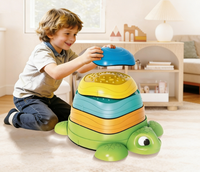 5-teiliges Kinder-Balancier-Steine-Set - Rutschfeste Schildkrötenform Motorik-Förderndes Spielzeug für Innen- und Außenbereich Sensorisches Spielzeug