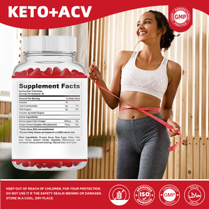 Gummies <span class=keywords><strong>de</strong></span> Vinaigre <span class=keywords><strong>de</strong></span> Cidre <span class=keywords><strong>de</strong></span> Pomme <span class=keywords><strong>Bio</strong></span> Keto OEM <span class=keywords><strong>pour</strong></span> Adultes – Soutien Métabolique, Végétaliennes, Sans Sucre, 60 Unités – Complément <span class=keywords><strong>Alimentaire</strong></span> - Product Image 5