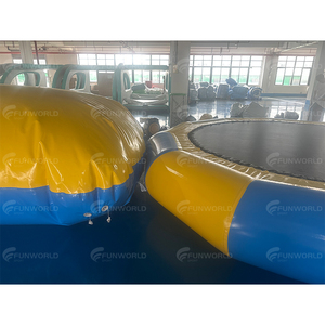 Nhiệm vụ nặng nề ngoài trời nước đồ chơi nổi hồ Trampoline <span class=keywords><strong>blob</strong></span> <span class=keywords><strong>Inflatable</strong></span> nước Bouncer bơi nền tảng cho người lớn - Product Image 3
