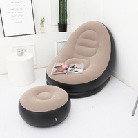 Silla comprimida Juego de sofá de aire Silla de sofá plegable Sofá inflable moderno Sillas inflables de película Muebles
