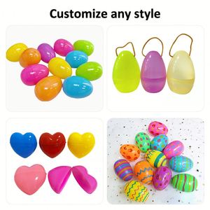 Huevos de Plástico Vacíos Jumbo de 10 Pulgadas Personalizados para Decoraciones de Fiestas y Festivales, Simulación de Cáscara de Huevo, Huevo de Pascua, Gran Venta 2026 - Product Image 3