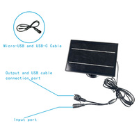Cámara de Seguridad Exterior de 3.3W con Panel Solar y Batería Interna, Ideal para Sensor Inteligente de Nivel de Agua
