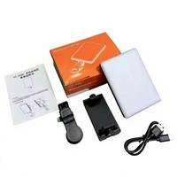 Lampe de poche LED rechargeable à clipser, 3 modes de température de couleur, portable, vente chaude du fabricant