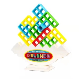 Blocs de construction d'équilibre 38-50 pièces, jeu d'empilage en plastique ABS pour enfants de 4 à 6 ans - Product Image 2