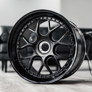 Rines Forjados de 2 Piezas Bespoke C007R para BMW M2 M3 M4 M5 <span class=keywords><strong>M8</strong></span> Benz <span class=keywords><strong>Competition</strong></span> de 19, 20 y 21 Pulgadas, Ligeros y Escalonados para Alto Rendimiento - Product Image 1