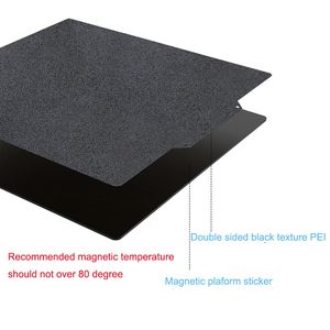 Plateforme PEI texturée double face 230*230mm pour <span class=keywords><strong>imprimante</strong></span> <span class=keywords><strong>3D</strong></span> Auycubic <span class=keywords><strong>Kobra</strong></span> 2 <span class=keywords><strong>Neo</strong></span> Pro - Product Image 2