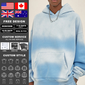 เสื้อฮู้ดดี้ Kingsen คุณภาพสูง ลุคซักฟอกแบบไล่เฉดสี สำหรับฤดูหนาว ทรงหลวม ใส่ได้ทั้งชายและหญิง เนื้อผ้าหนา เสื้อสเวตเชิ้ตแบบเรียบ เสื้อกีฬา - Product Image 2