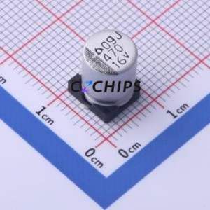 Condensador Electrolítico de Aluminio SMD BXJ16V470M8*10 8.0TP, D8xL10mm 470uF 20% 16V 1.85A-100kHz - Product Image 1