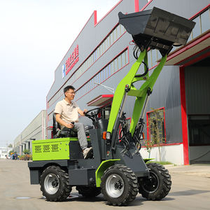 Roda baterai depan Mini kualitas tinggi pemuat dengan Motor inti dan komponen mesin diskon besar - Product Image 6