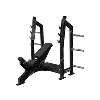 Banc de musculation inclinable commercial Ydyfit Nm0060 en acier avec logo personnalisé, équipement de fitness unisexe pour salle de sport