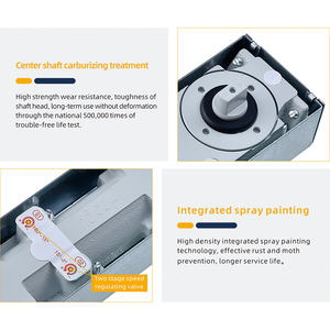 ग्लास दरवाजा मंजिल वसंत मंजिल काज परिशुद्धता कास्टिंग करीब दरवाजा काज 1200mm - Product Image 4