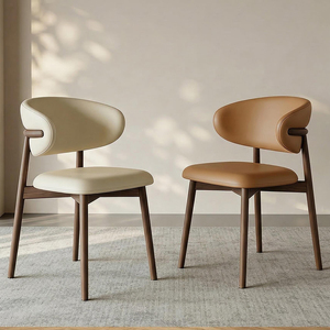 Chaises de <span class=keywords><strong>Salle</strong></span> à <span class=keywords><strong>Manger</strong></span> Nordiques de Luxe Dorées, en Bois Massif, Métal et Cuir, pour Maison Moderne, Restaurant, Ensemble de Meubles de <span class=keywords><strong>Salle</strong></span> à <span class=keywords><strong>Manger</strong></span> - Product Image 2