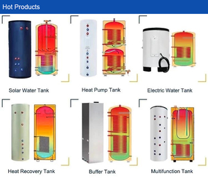 Réservoirs en acier inoxydable 200L 300L 500L 1000L 2000L utilisés avec des systèmes solaires, chaudières à pompe à chaleur SUS 304 316 - Product Image 6