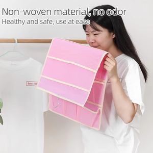 Nhà Máy Trực Tiếp Bán Oxford Hai Mặt Treo Túi Lưu Trữ Cho Tổ Chức Tủ Quần Áo Không Gian Vớ Và Đồ Lót Hộp Lưu Trữ - Product Image 5