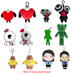 Gantungan Kunci Boneka Monyet Coklat Custom Uyeah Mini 18cm Boneka Lembut Isi Dakron Gorila Orangutan - Product Image 5