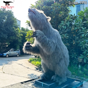 Megatherium Animatrónico Realista de la Edad de Hielo, Perezoso Gigante Robótico Personalizable con Movimientos Realistas - Product Image 4