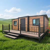 Maison conteneur préfabriquée sécurisée et extensible de 40, 30 ou 20 pieds, à vendre, avec 2, 4 ou 5 chambres, type logement annexe