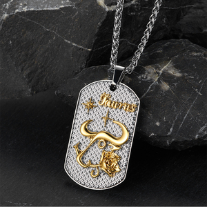 Taurus 12 segni zodiacali collana in acciaio inox splendidamente progettato catena a maglie romantico oroscopo ciondolo commemorativo - Product Image 5