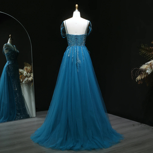 Jancember LSZ718 Lüks Mor Abiye Elbise Denizkızı Model Işıltılı Boncuklu Mezuniyet Elbisesi Tül Kuyruklu Parti Elbisesi - Product Image 4